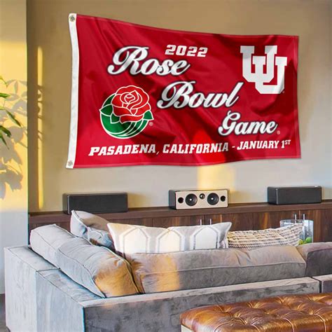 Utah 2022 Rose Bowl Game Flag - State Street Products