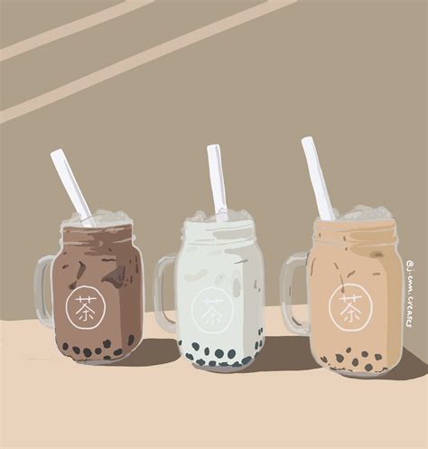 Boba Life | Beige in 2020 | Cute patterns wallpaper, Tea wallpaper ...