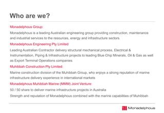 01 Monadelphous Marine Capability | PPT | Free Download