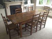 Dining table and 6 chairs for sale in Northampton. Dining table and 6 chairs available on car ...