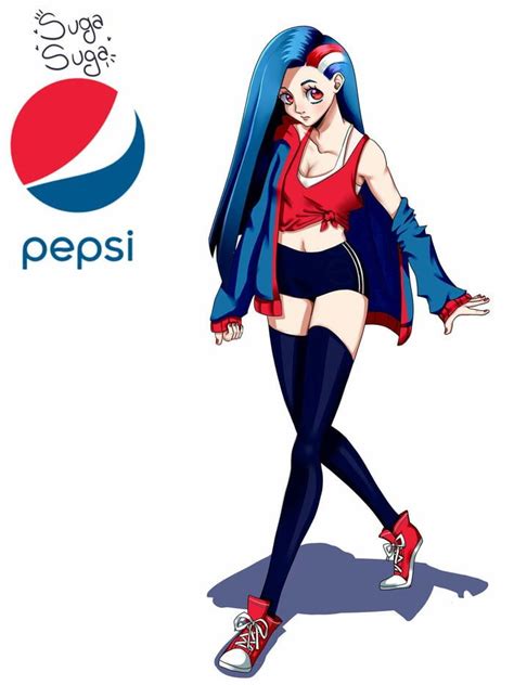 Pepsi chan | Girls cartoon art, Girl cartoon, Character art