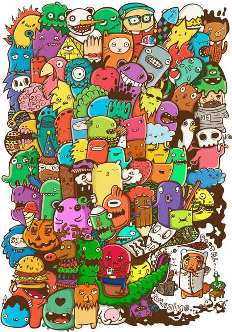 Doodle Art on Behance | Doodle art designs, Doodle art, Doodle drawings