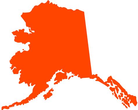 Alaska Map Silhouette | Free vector silhouettes