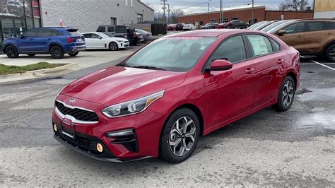 2021 KIA Forte LXS in Currant Red with Black - YouTube