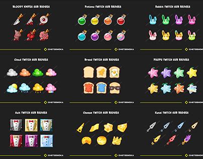 Twitch Sub Badges | Behance