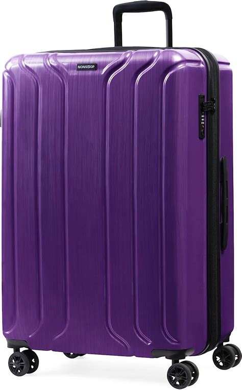 Purple Carry-on 20-Inch London, Hardside Spinner Wheel Travel Bag ...
