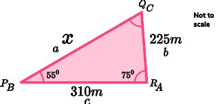 Cosine Rule - GCSE Maths - Steps, Examples & Worksheet