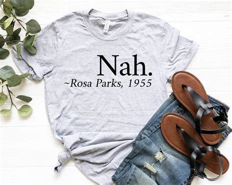 Nah Shirt Nah Rosa Parks T-Shirt R.Parks Shirt Civil Rights | Etsy