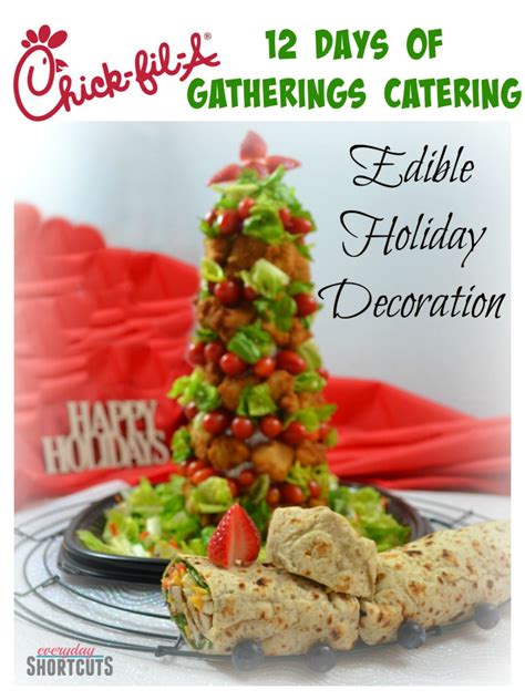 Chick-fil-A’s 12 Days of Gatherings Catering Edible Holiday Decoration - Everyday Shortcuts