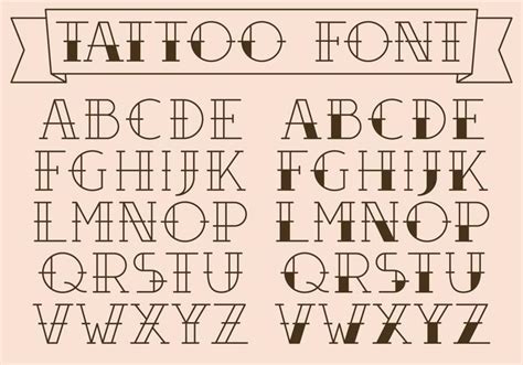 Old School Tattoo Type Vectors - Download Free Vector Art, Stock ...