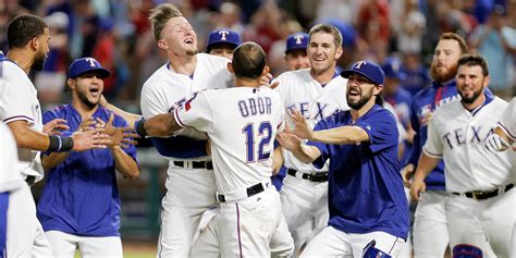 Texas Rangers playing for World Series win