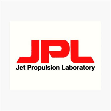 "Jet Propulsion Laboratory (JPL) Logo for Light Colors ONLY" Art Print by Spacestuffplus | Redbubble