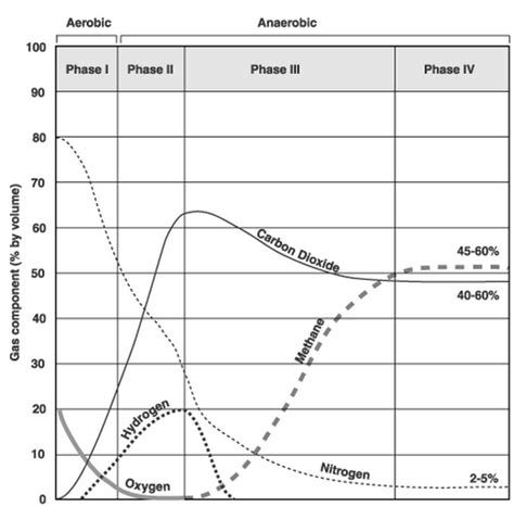 1. The four stages of landfill decomposition (ATSDR, 2001). | Download Scientific Diagram