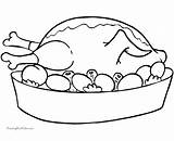 Printable Thanksgiving Dinner Coloring Page  Coloring Nation sketch template