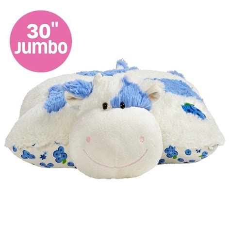 Sweet Scented Blueberry Cow Jumbo 30" Pillow Pet | Animal pillows ...