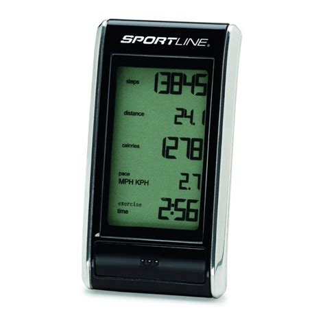 SPORTLINE SNAPSHOT PEDOMETER USER MANUAL Pdf Download | ManualsLib