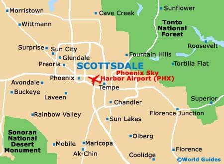 Scottsdale Maps and Orientation: Scottsdale, Arizona - AZ, USA