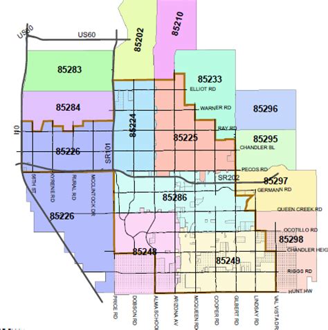 Gilbert Az Zip Code Map – Verjaardag Vrouw 2020