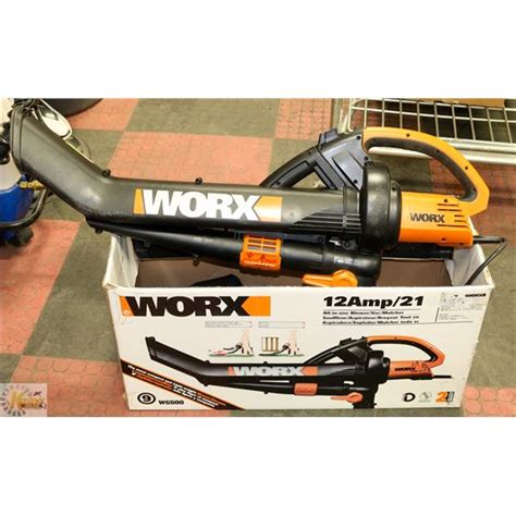 WORX LEAF BLOWER & VACUUM WITH BAG - LIKE NEW - Kastner Auctions