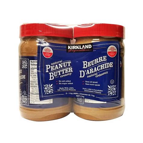 Kirkland Signature Peanut Butter 2 x 1 kg - Deliver-Grocery Online (DG), 9354-2793 Québec Inc.