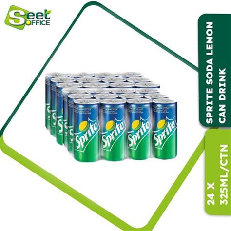 SPRITE SODA LEMON CAN DRINK 24x320ML/CTN - Seet Office Supplies Malaysia