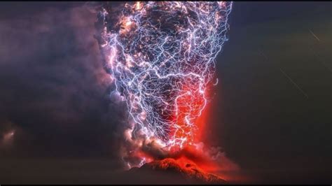 Lightning Storm Inside A Volcano - YouTube