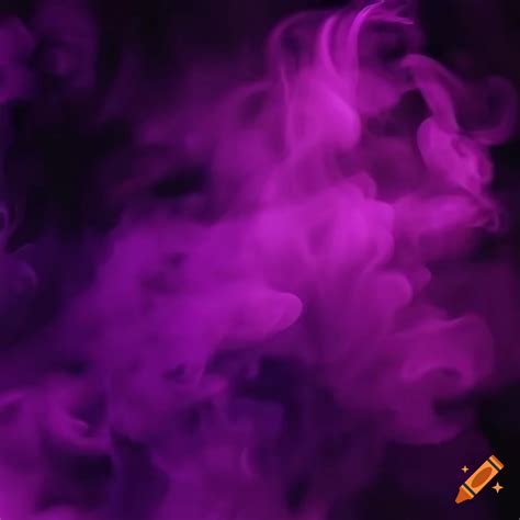 Purple abstract art of rising smoke