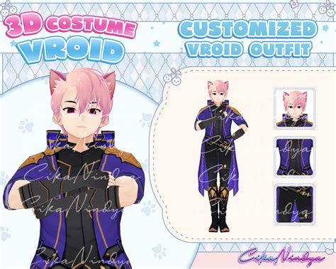 3D Vroid Costume, Costume, Vroid, Clothes, Kawaii Clothes, Vroid Outfit ...