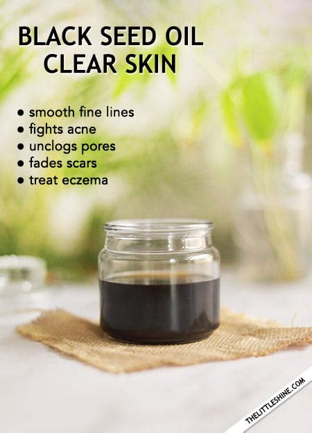 BLACK SEED OIL FOR CLEAR SKIN - The Little Shine