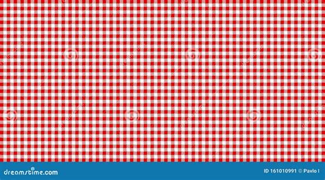 Red and White Checked Tablecloth Pattern, Checkered Tablecloth for Picnic - Stock Vector ...