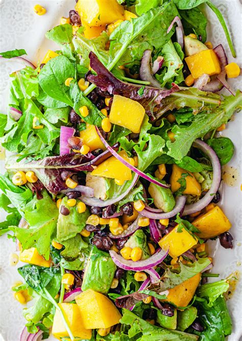 Mango + Avocado Salad - SO VEGAN