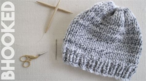 How to Knit a Hat for Complete Beginners - YouTube