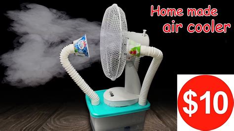 Unique Ideas Fan Convert to Air Cooler/DIY air cooler/DIY air conditioner/Smart Air Cooler - YouTube