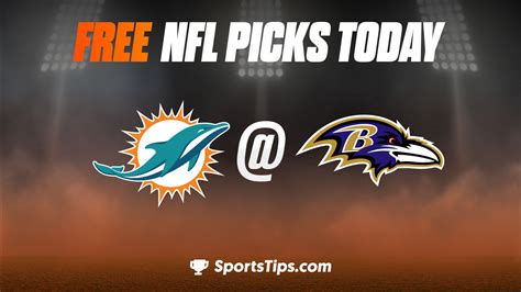 Free NFL Picks Today: Baltimore Ravens vs Miami Dolphins 9/18/22