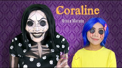 Coraline's Other Mother Makeup Tutorial - YouTube