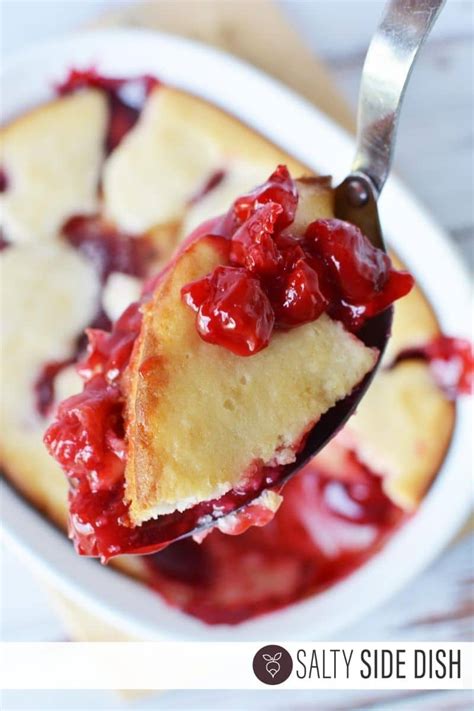 Easy Cherry Cobbler with Canned Pie Filling | Salty Side Dish