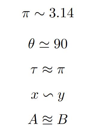 How to write a tilde symbol in LaTeX 2024