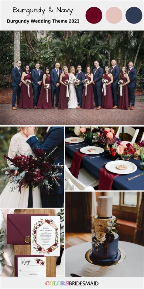 Best 8 Burgundy Wedding Theme Color Combos for 2023 - ColorsBridesmaid