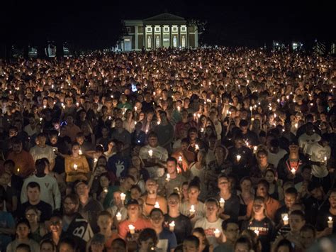 Torches Replaced By Candlelight As Thousands Gather For Charlottesville ...