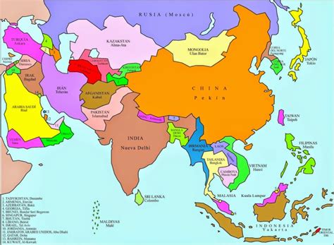 Mapas para Imprimir » Mapamundi, Continentes, Mapas Tematicos y para Colorear