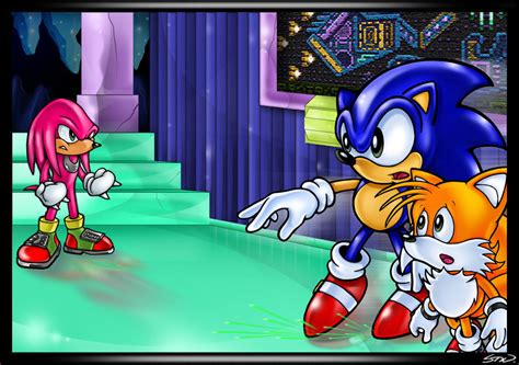 Knuckles vs. Sonic and Tails by TheStiv on DeviantArt