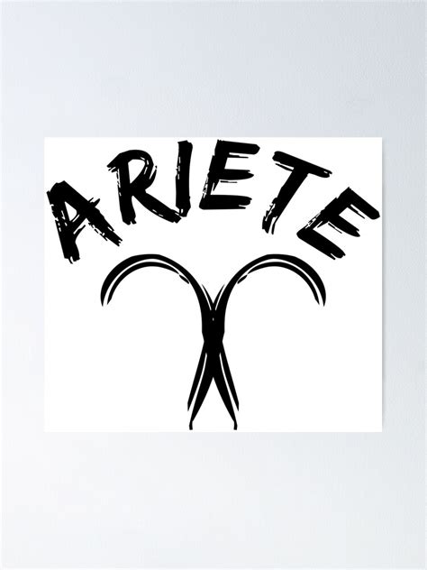 "Ariete, idea regalo, segno zodiacale" Poster by DeAmors | Redbubble