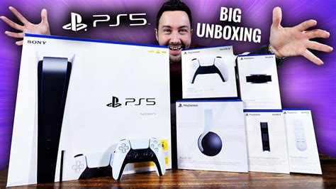 Gros Unboxing PS5 ! (Tous les Accessoires) - YouTube