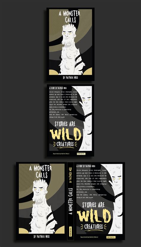 A monster calls cover on Behance