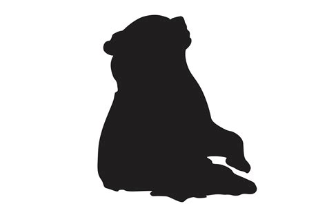 Pose of Bear Silhouette with Transparent Background 33892853 PNG