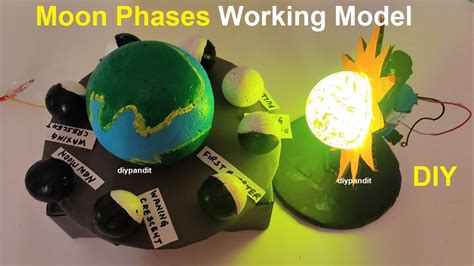 moon phases working model for school science project for exhibition ...