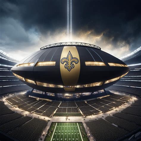 New Orleans Saints SuperDome - AI Generated Artwork - NightCafe Creator