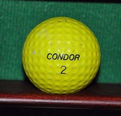 Vintage Yellow Condor golf ball (With images) | Golf ball, Vintage yellow, Golf