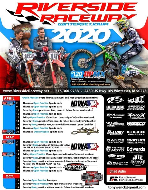 Riverside raceway 2020 flyer6 - Riverside Raceway