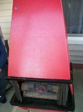Vintage Portable Faux Fireplace Unit w/ Electric Heater & Lighted Log for Sale in Conneaut, Ohio ...